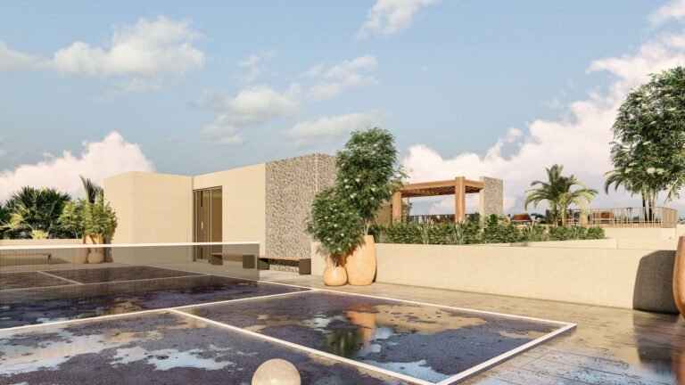 Roof garden del edificio ARECA en La Cruz de Huanacaxtle